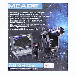 Meade 505 AstroFinder cable and software for  Meade ETX90,125 & LX90 (04512)